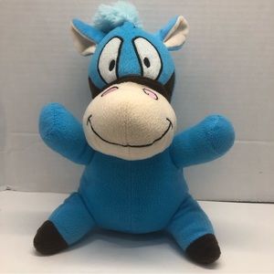 National Entertainment Network 11”PonyHorse Blue Plush Stuffed Animal 2013